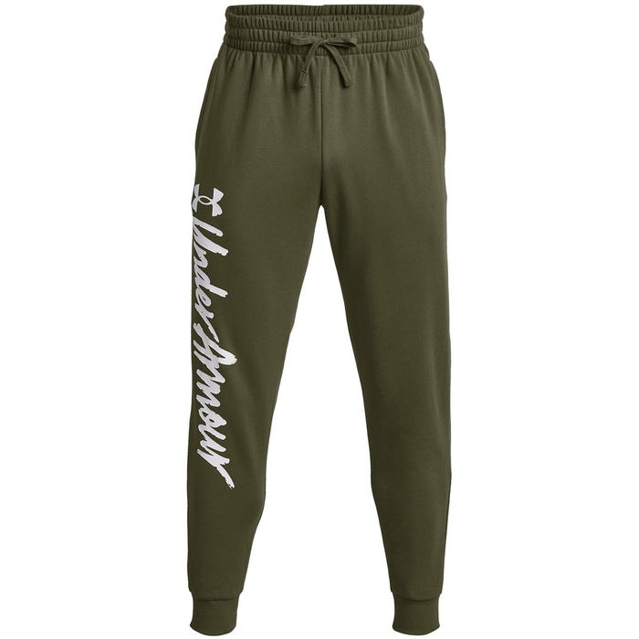 Under Armour Rival Fleece Graphic Joggers Mens Marine OD Green, £27.00