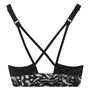 Lux Strappy Modern Safari Print Sports Bra Womens Medium Impact