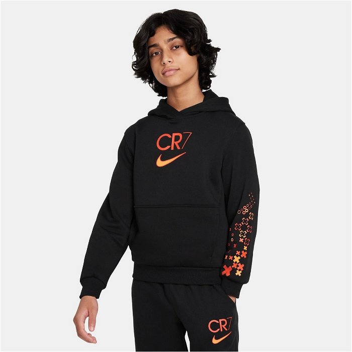 Nike, Sportswear CR7 Club Fleece Big Kids' Soccer Joggers, Black