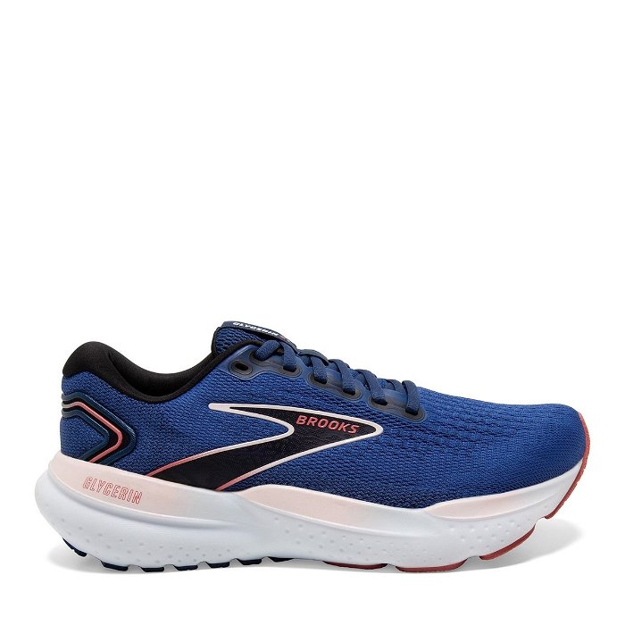 Brooks Glycerin 21 Womens Running Shoes Blue/Rose, £165.00