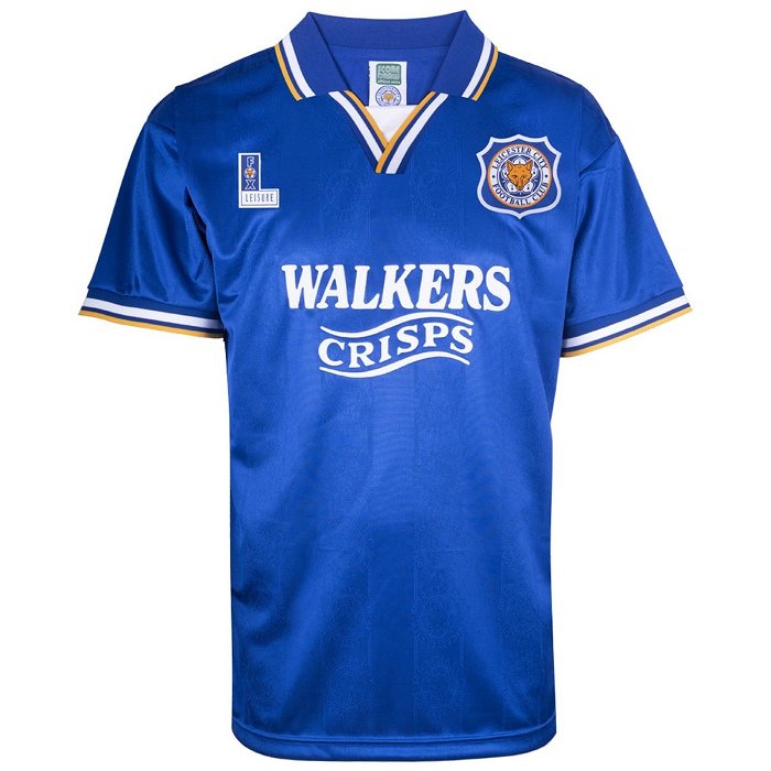 Leicester City 1995 Retro Football Shirt Adults