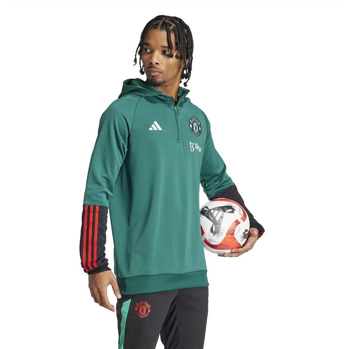 adidas Manchester United FC Tiro 23 Training Jacket 2023 2024 Mens  Green/Black, €64.00