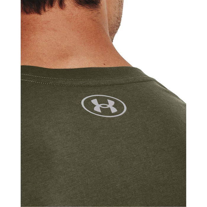 Under Armour Team Wordmark Short Sleeve T Shirt Mens Green, £13.00