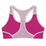 Lux Racer Colorblocked Padded Bra Womens Medium Impact Sports