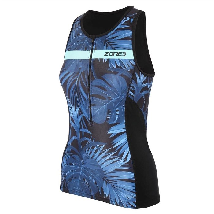 Activate+ Tropical Palm Sleeveless Tri Top