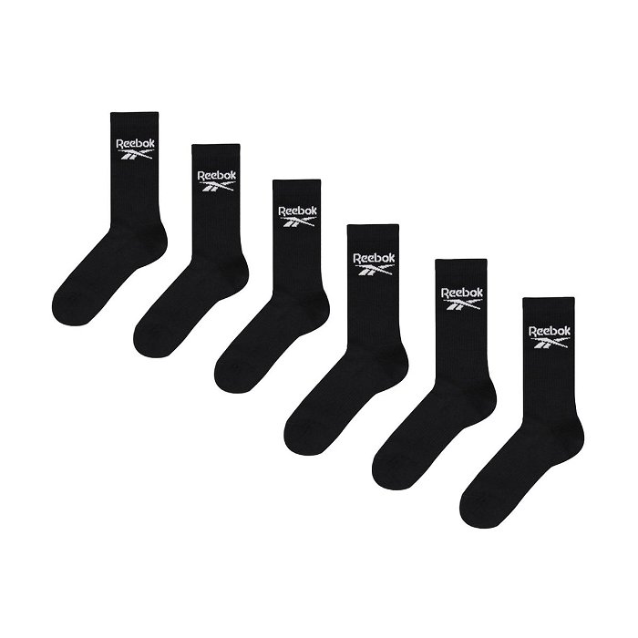 6 Pair Sports Crew Socks