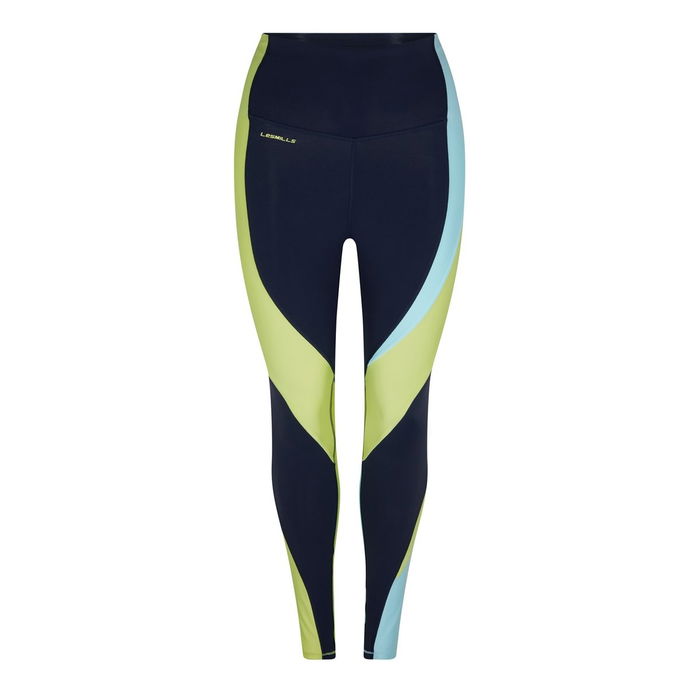 Les Mills High Rise Colorblock Lux Leggings Women Gym Legging Womens