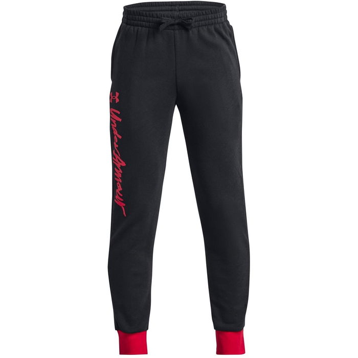 Armour Ua Rival Fleece Script Jgrs Joggers Boys