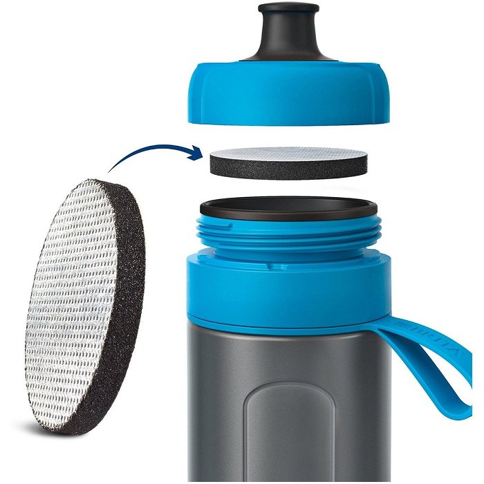 Water Filter Bottle Active Blue