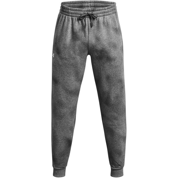 Armour Ua Rival Fleece Printed Jgrs Tracksuit Bottom Mens