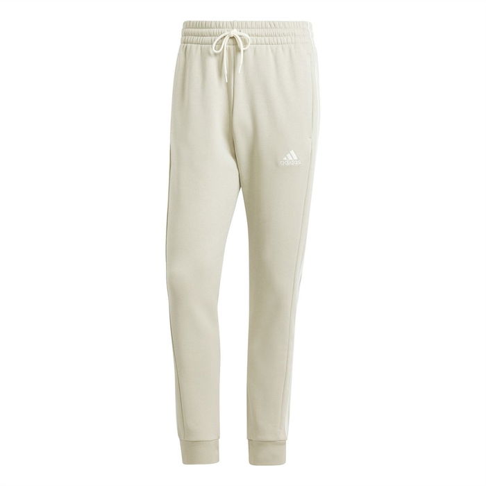 Essentials Fleece 3 Stripes Tapered Cuff Joggers Mens