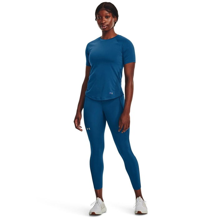 Armour Ua Rush Mesh Ss Gym Top Womens