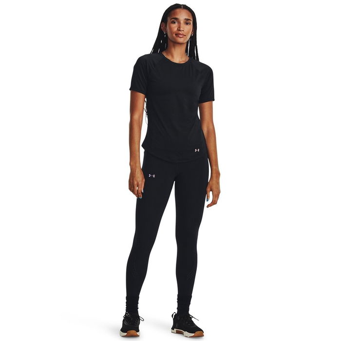 Armour Ua Rush Mesh Ss Gym Top Womens