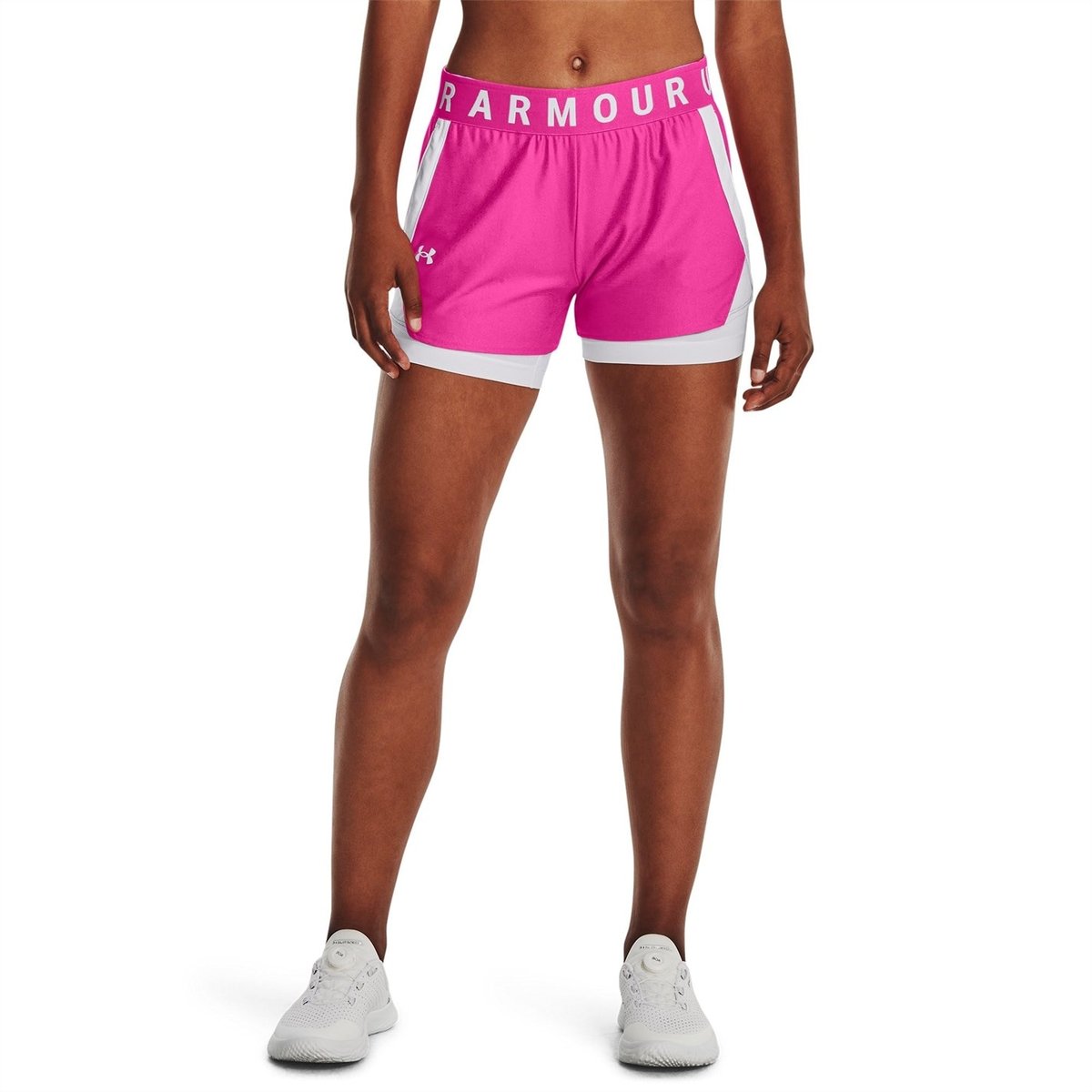 Under Armour Armour 2 in 1 Shorts Women Pink 16.00