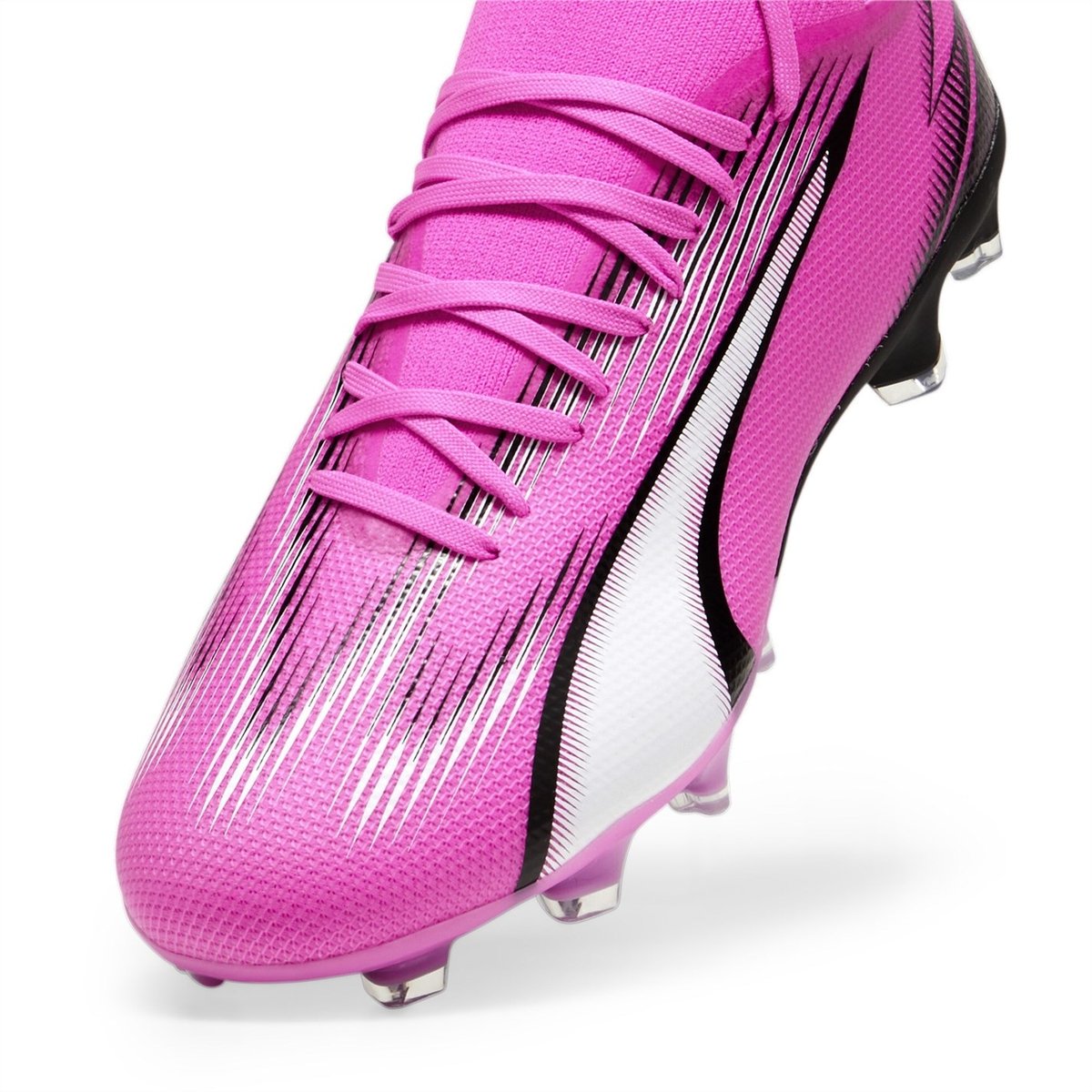 Puma Ultra Match FG Adults Football Boots Pink White Blk 60.00