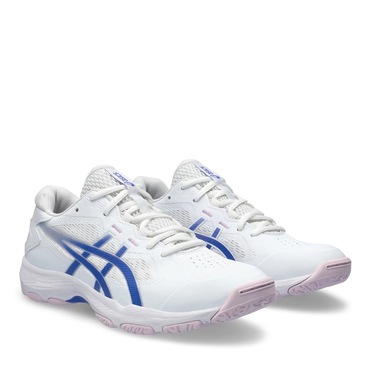 Asics netball shoes store white