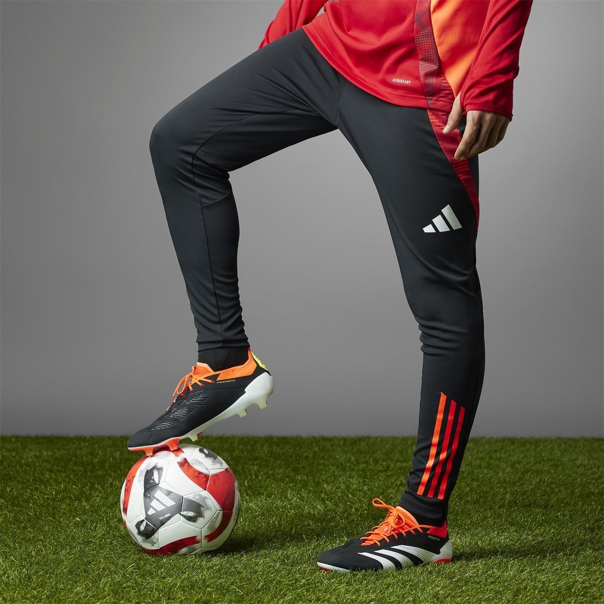 Black and clearance red soccer pants