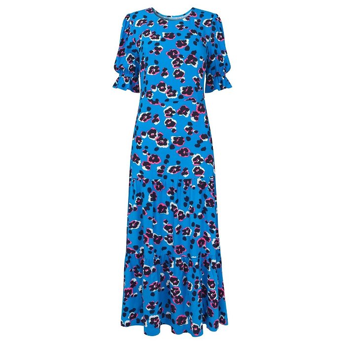 Br Animal Blue Dress Ld42