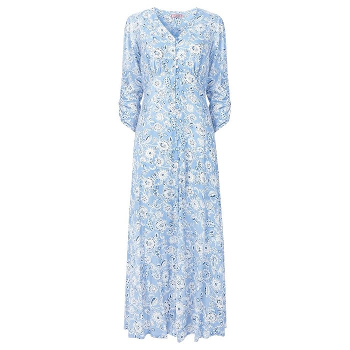 Browns Carries Blue Floral Dress
