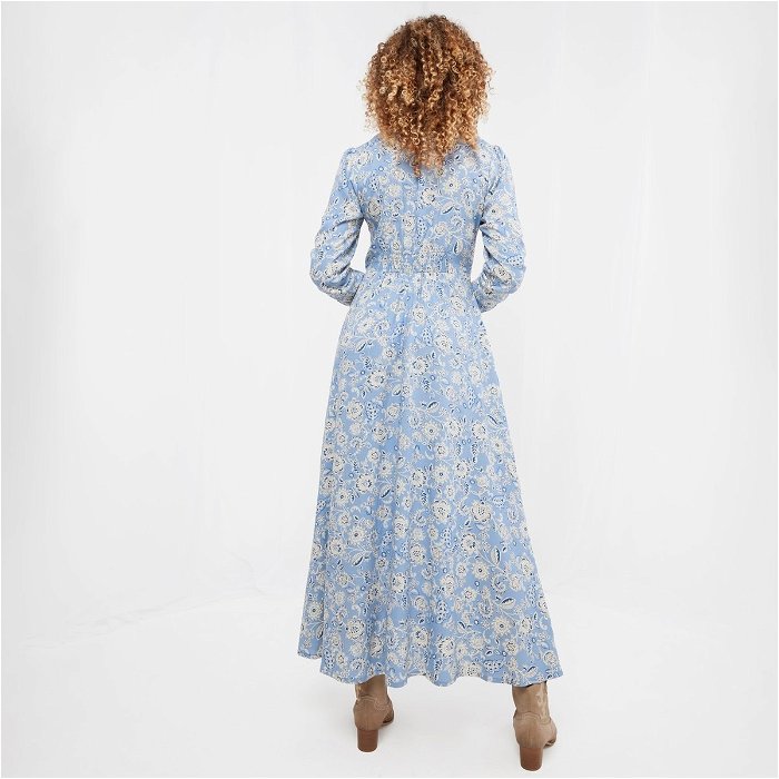 Browns Carries Blue Floral Dress