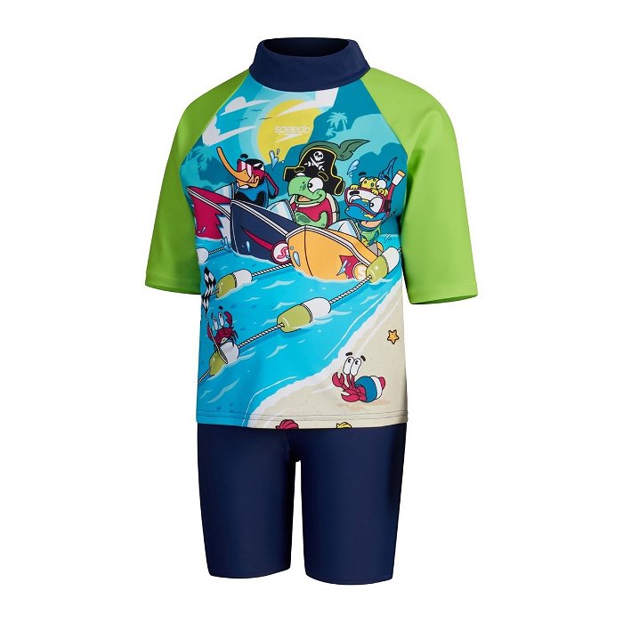 Boys Learn To Swim Sun Protection Top And Short