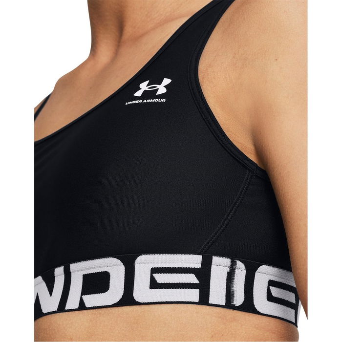 Armour HeatGear® Armour Mid Branded Sports Bra Women