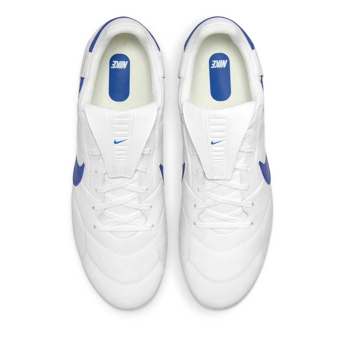 Nike Premier 3 Anti Clog Soft Ground Football Boots White/Blue, £90.00