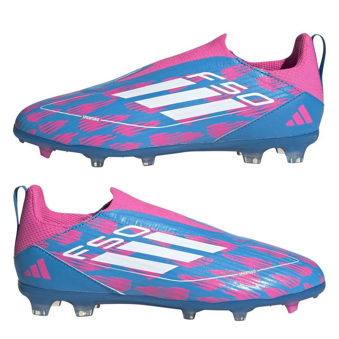 F50 League Laceless Junior Firm Ground Football Boots