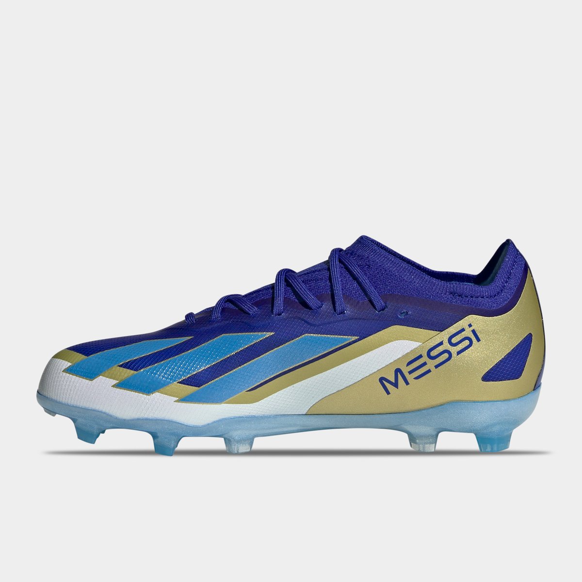 Messi blue cheap and white boots