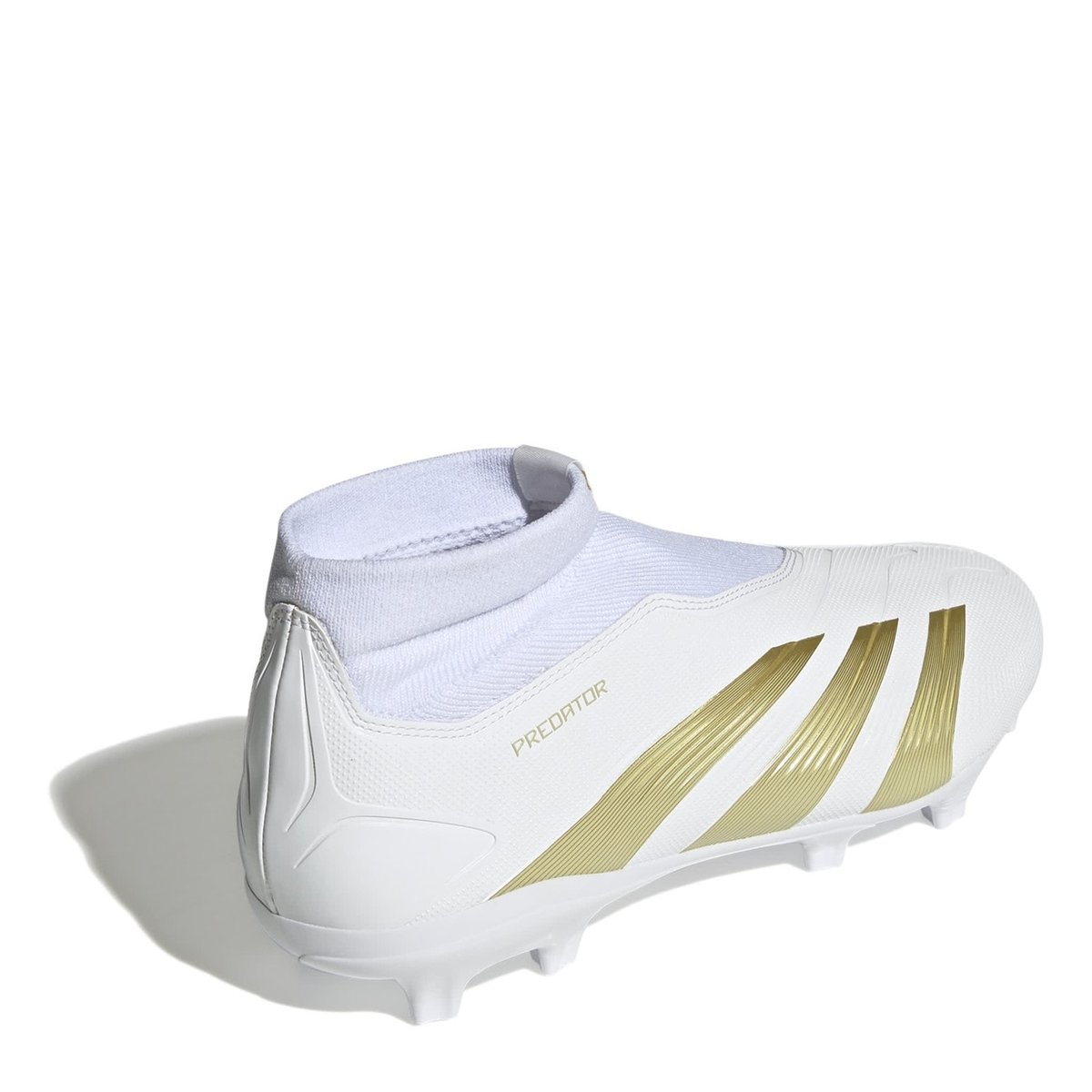 adidas Predator 24 League Laceless Firm Ground Football Boots White Gold Bge 73.00