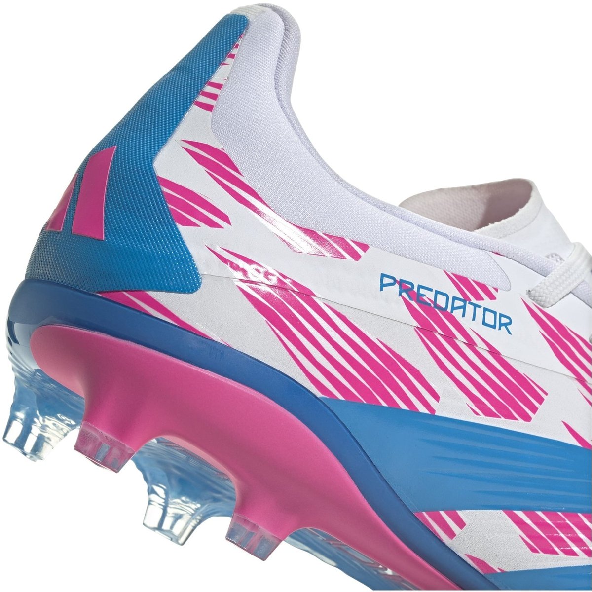 adidas Predator 24 Elite Children Firm Ground Football Boots White Pink 73.00