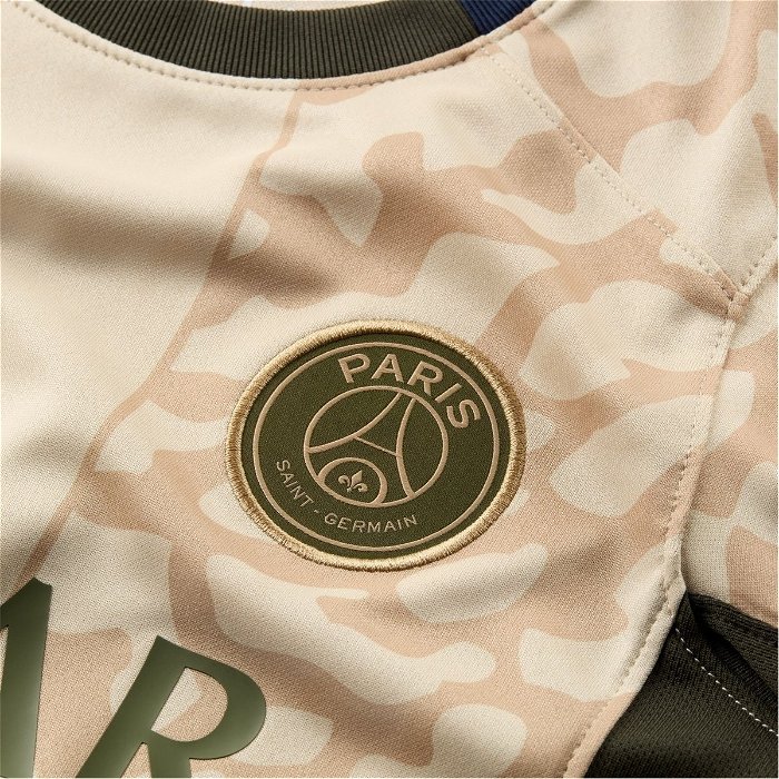 Paris Saint Germain x Jordan Fourth Vapor Match Shirt 2023 2024 Juniors
