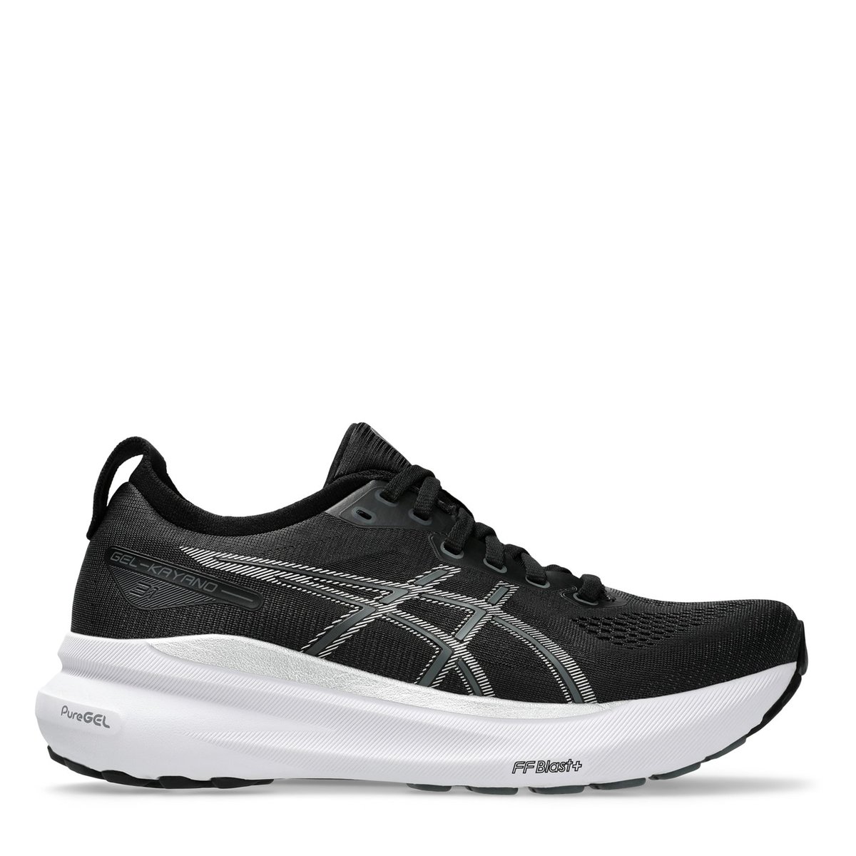 New ASICS Womens GlideRide authentic Black/Graphite Grey Running Shoes 1012A930-001 Sz 6.5