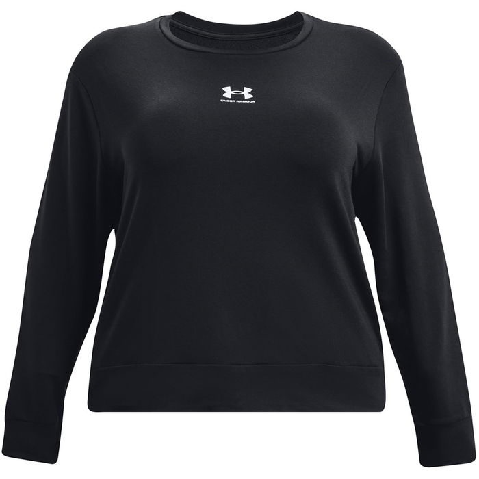 Armour Rival Terry Crew And Gym Top Womens