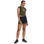 Armour Pjt Rck Nght Shft Cap T Q4 Gym Top Womens