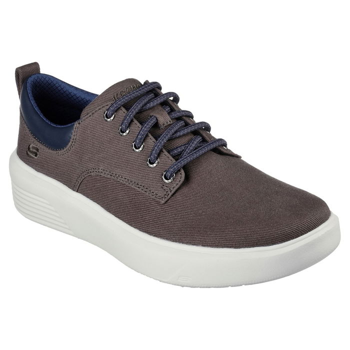 Round Toe Canvas Bungee Slilp On Low Top Trainers Mens