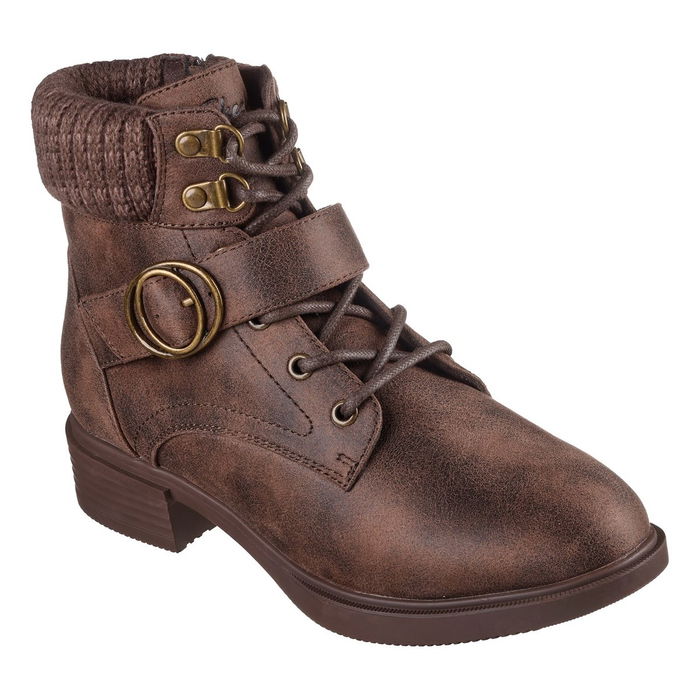 Buckly Wrap Lace Up Boot W Memory F Biker Boots Girls