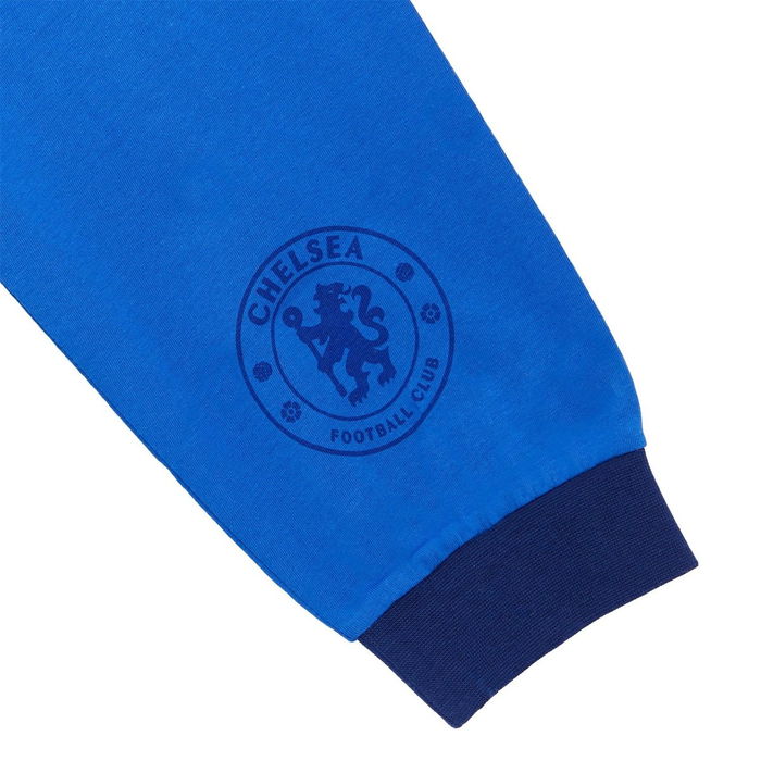 Chelsea Long Sleeve Jersey Pyjama Set Juniors