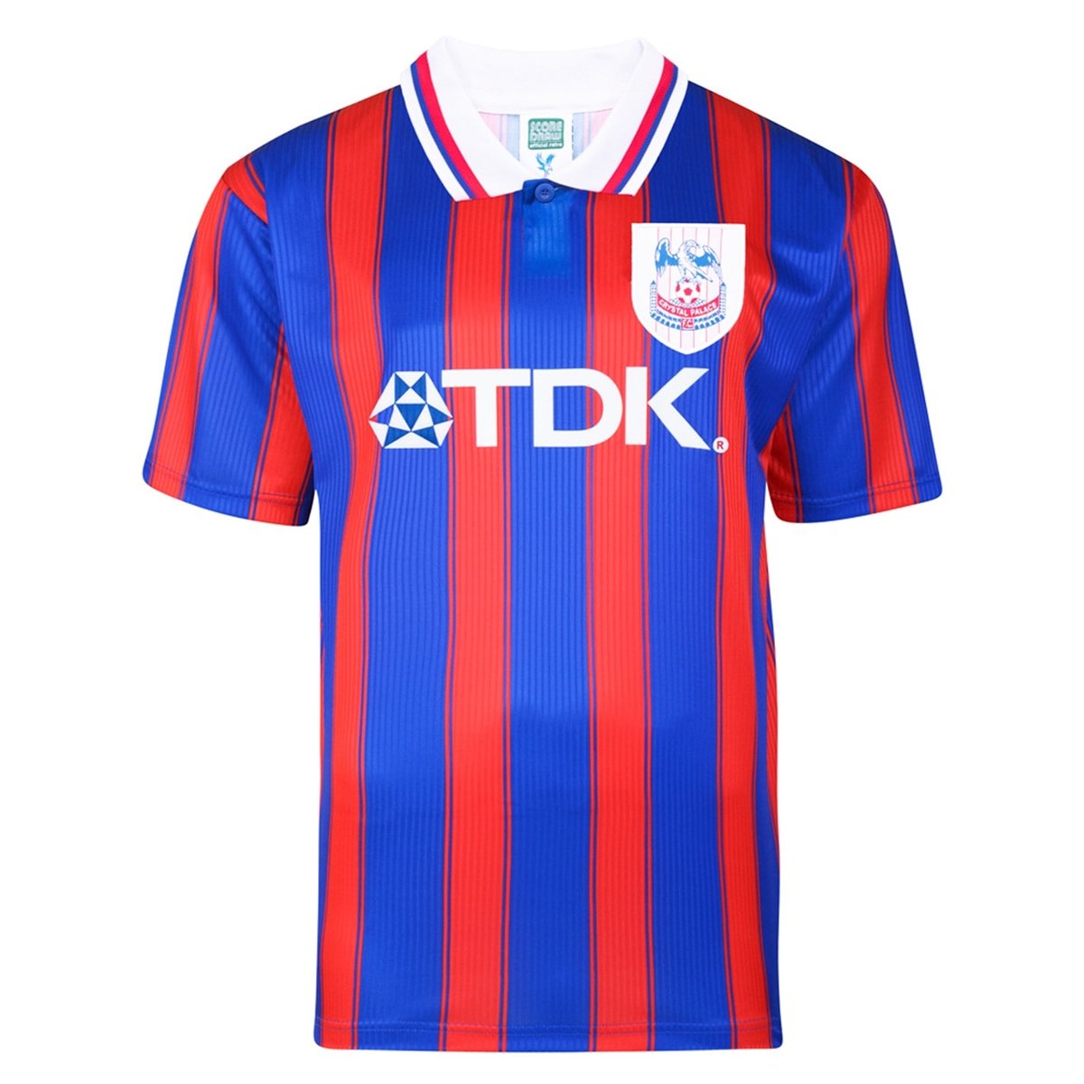 Red Score Draw Crystal Palace FC '91 Home Retro Shirt