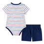 Stripe Shrt Set Bb99