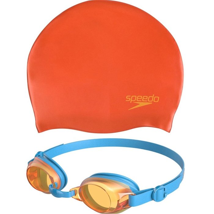 Goggle and Cap Swim Set Juniors