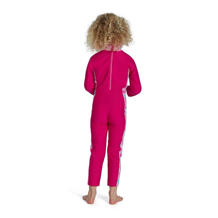All In One Sun Suit Infant Girls