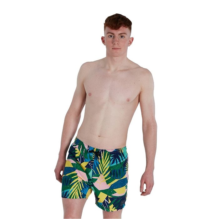 Printed Leisure 16 Swim Shorts Mens