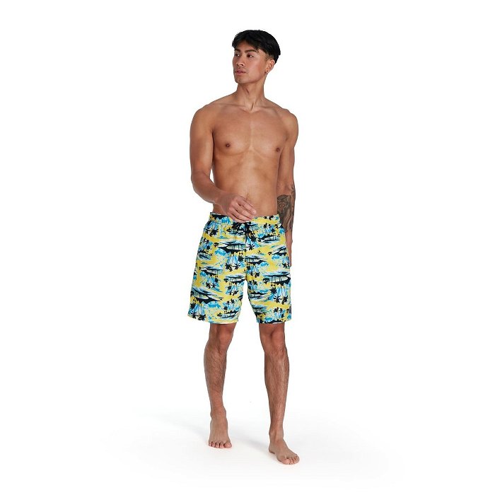 Print Leisure 18 Swim Shorts Mens