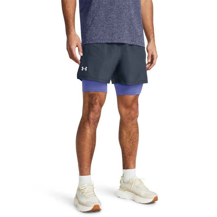 Armour UA Launch 2 in 1 7 Shorts Mens