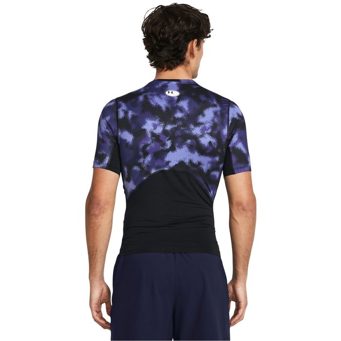 Armour Ua Hg Printed Ss Gym Top Mens