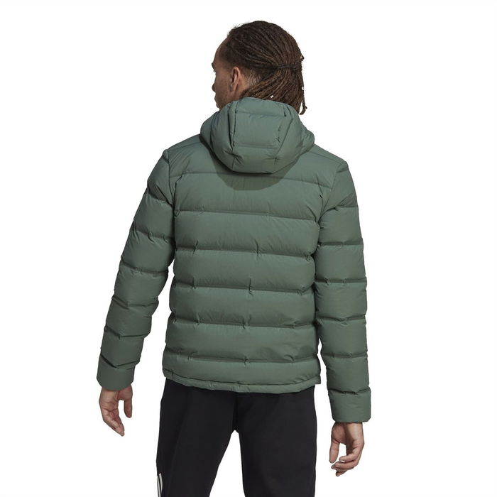 Helionic Stretch Hooded Down Jacket Mens