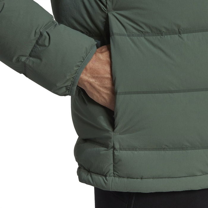 Helionic Stretch Hooded Down Jacket Mens