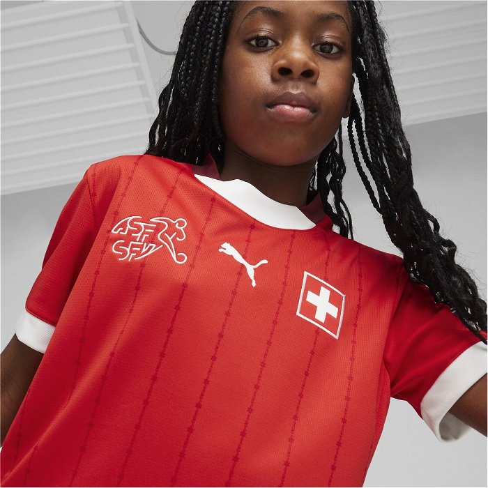 Switzerland Home Shirt 2024 Juniors