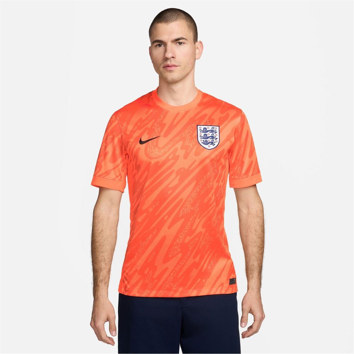 Nike England Goalkeeper Shirt 2024 Adults Orange, £85.00